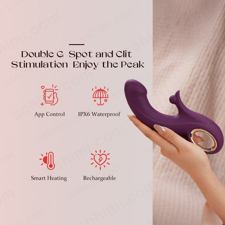 NORMA| App Control Smart Heating Vibrator for Clitoral Stimulation - Sohimi