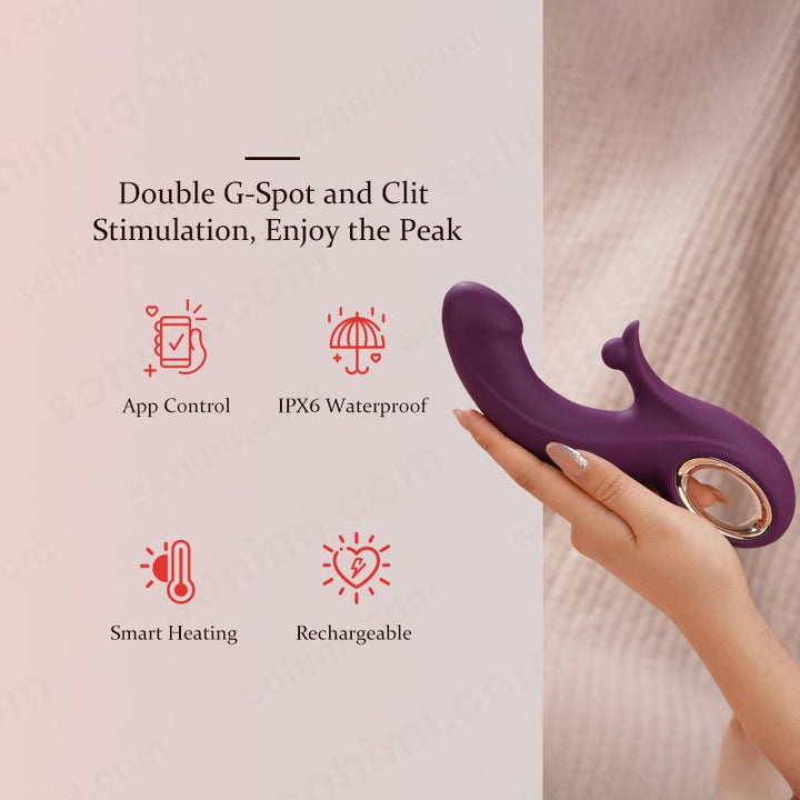 NORMA| App Control Smart Heating Vibrator for Clitoral Stimulation - Sohimi