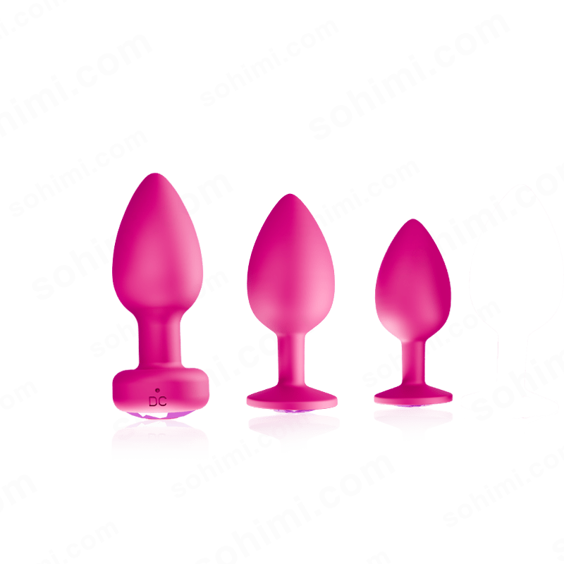Peachy1| App Control 3 pcs Anal Vibrator Toys - Sohimi