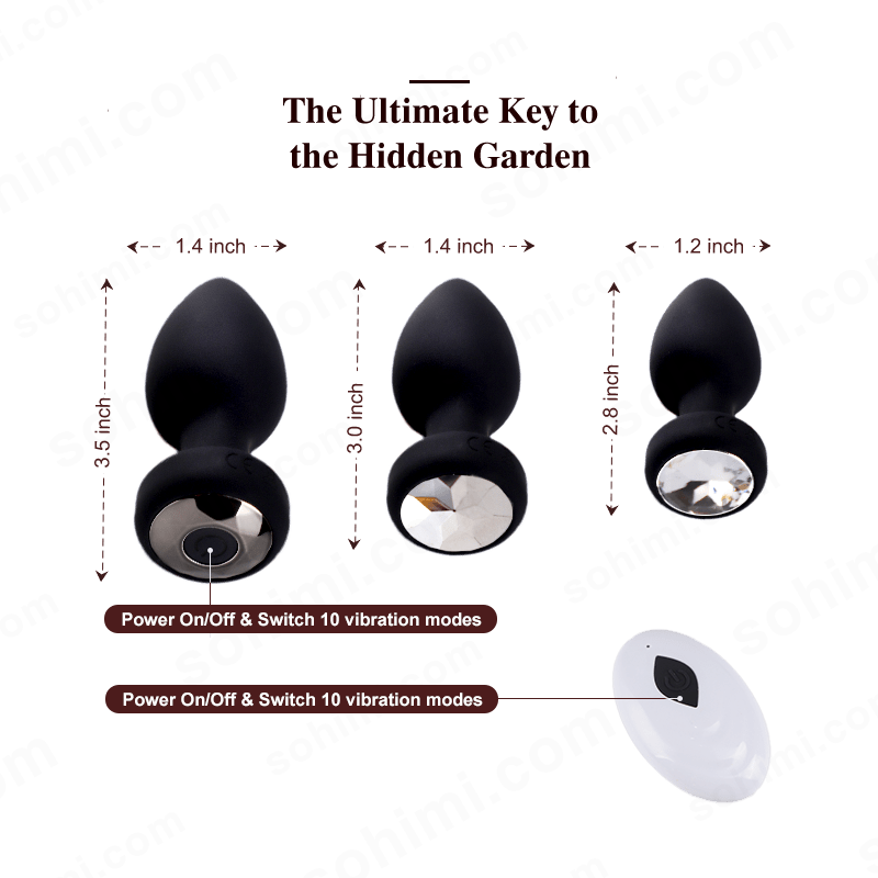 PEACHY App-Controlled 3-Piece Anal Vibrator Set | Sohimi PEACHY App-Controlled 3-Piece Anal Vibrator Set | Sohimi