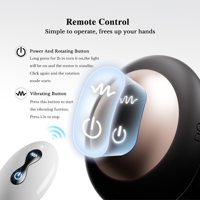 PEARLCONCH Remote-Control Rotating Anal Plug | Sohimi PEARLCONCH Remote-Control Rotating Anal Plug | Sohimi