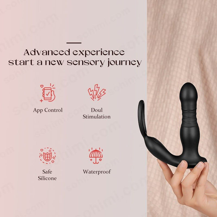 Petalwish 2 | App Control Anal Vibrator Strong Vibrating(No Remote Control) - Sohimi