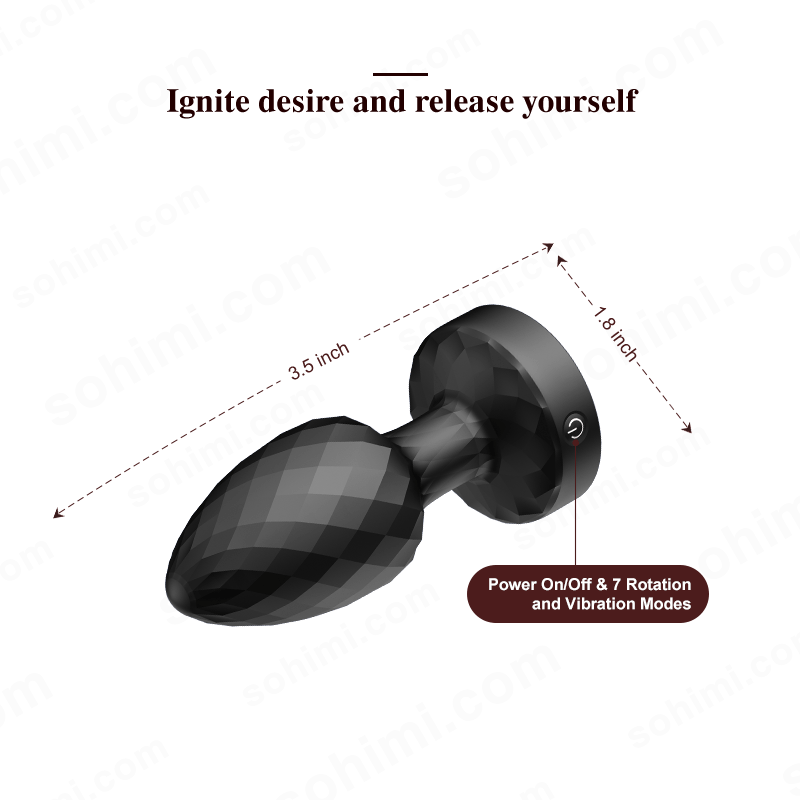 PIET Rotating Butt Plug Vibrator | Sohimi PIET Rotating Butt Plug Vibrator | Sohimi