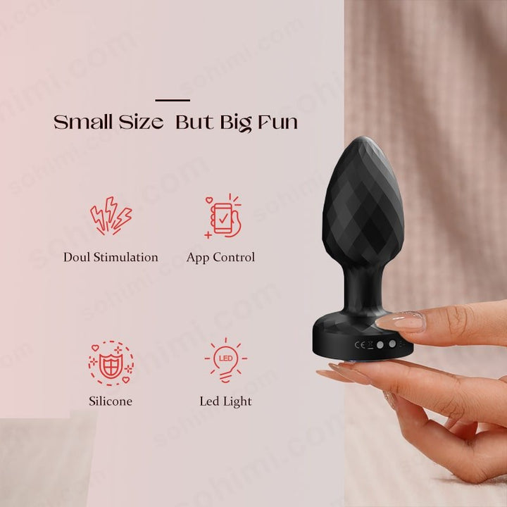 PIET| Vibration and Rotation Butt Plug Sex Toy - Sohimi