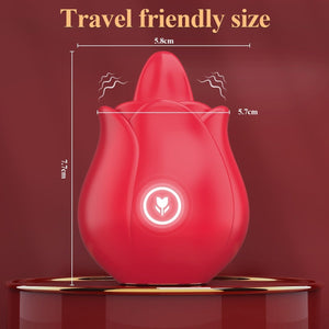 Rose Toy with Tongue Licking Clitoral & Vibrating