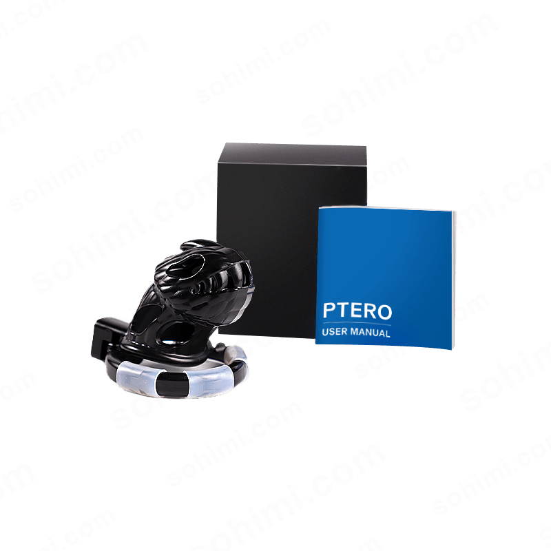 PTERO| Adjustable Hollow Out Male Chastity Cage SM - Sohimi