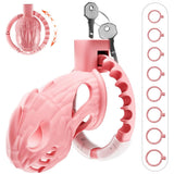 PTERO| Adjustable Hollow Out Male Chastity Cage SM - Sohimi