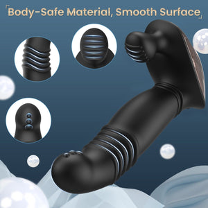 RAFET|Upgraded Remote Control Thrusting and vibrating Anal Vibrator - Sohimi