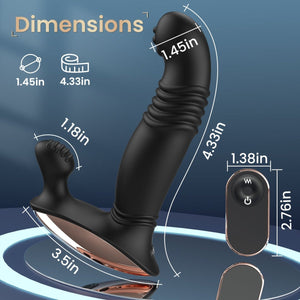 RAFET|Upgraded Remote Control Thrusting and vibrating Anal Vibrator - Sohimi