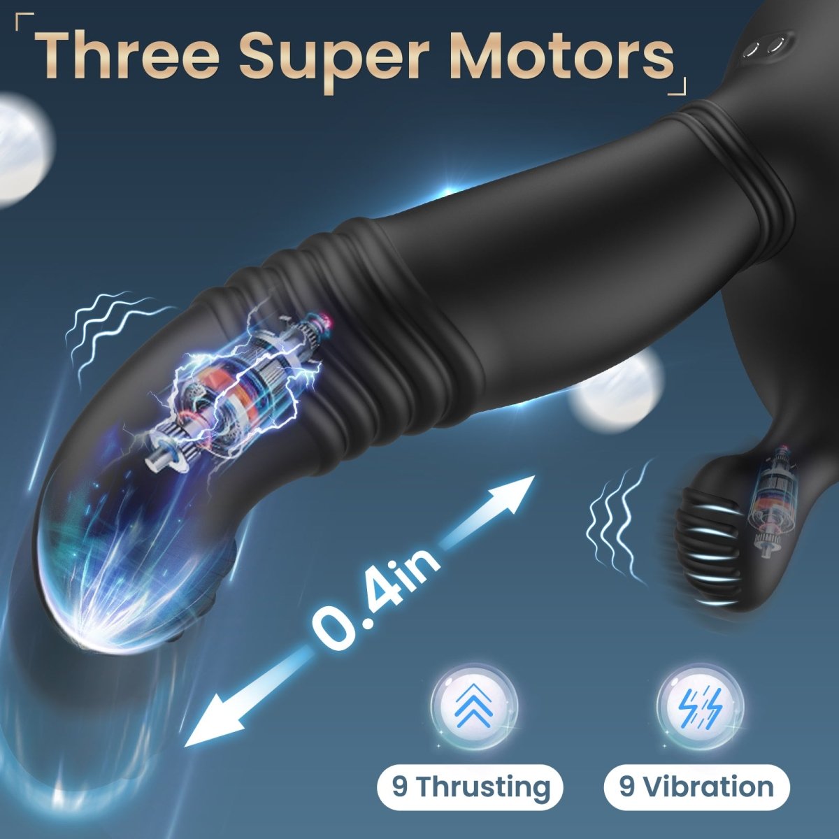 RAFET|Upgraded Remote Control Thrusting and vibrating Anal Vibrator - Sohimi