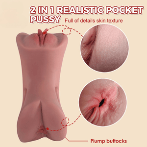 Realistic 3D Textured Vaginal Pocket Pussy - Sohimi