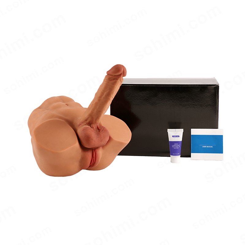 Realistic Torso Male Sex Doll Masturbator with Dildo - Sohimi