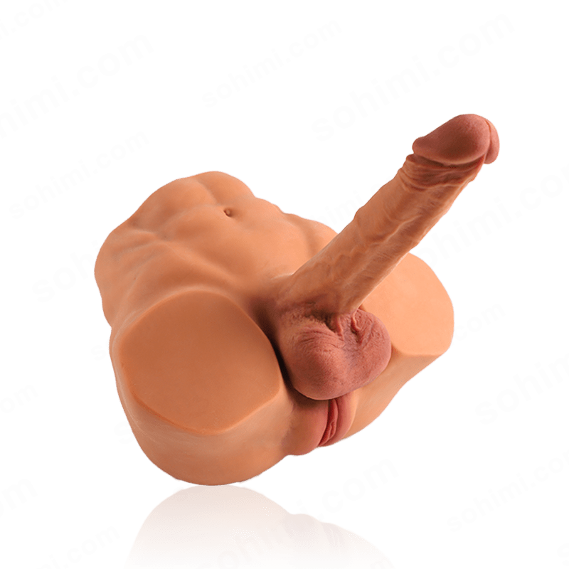 Realistic Torso Male Sex Doll Masturbator with Dildo - Sohimi