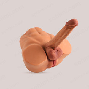 Realistic Torso Male Sex Doll Masturbator with Dildo - Sohimi