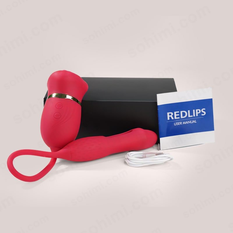 REDLIPS| 4 in 1 Licking Sucking Flapping and Vibrating G - Spot Clit Stimulator - Sohimi