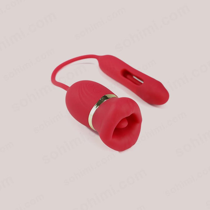 REDLIPS| 4 in 1 Licking Sucking Flapping and Vibrating G - Spot Clit Stimulator - Sohimi