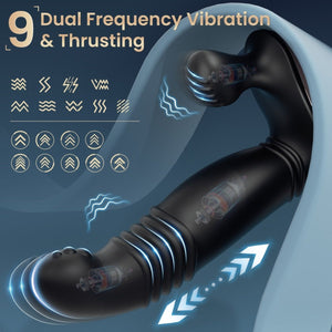 Remote Control G - spot Thrusting & Vibrating Anal Vibrator Dildo - Sohimi