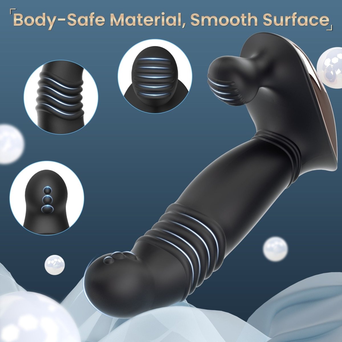 Remote Control G - spot Thrusting & Vibrating Anal Vibrator Dildo - Sohimi