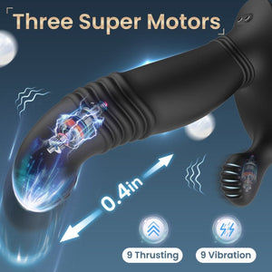 Remote Control G - spot Thrusting & Vibrating Anal Vibrator Dildo - Sohimi