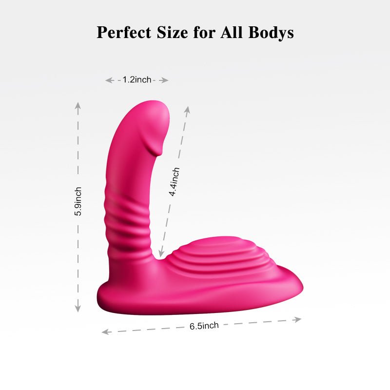 AURORA Remote-Control Riding Thrusting Dildo | Sohimi