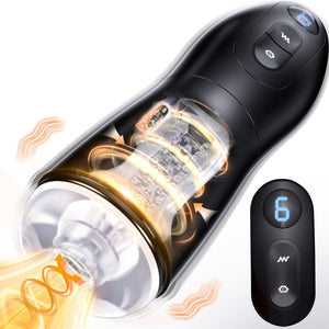 ROCKS|Lightweight Ergonomically Sucking and Vibrating Male Masturbator - Sohimi