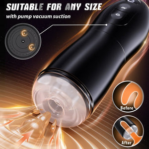 ROCKS|Lightweight Ergonomically Sucking and Vibrating Male Masturbator - Sohimi