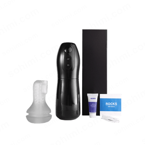 ROCKS|Lightweight Ergonomically Sucking and Vibrating Male Masturbator - Sohimi