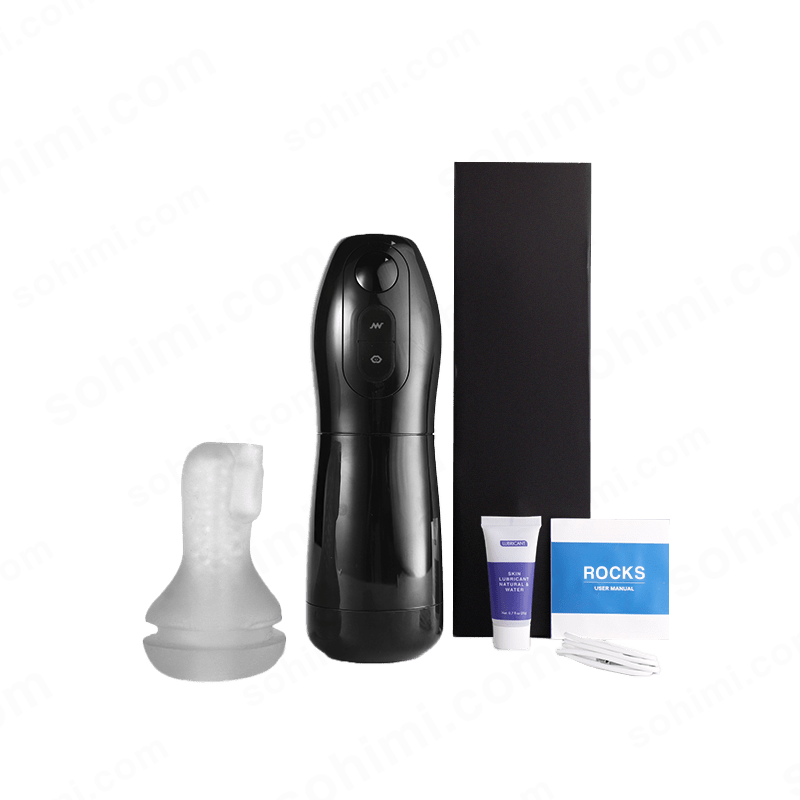 ROCKS|Lightweight Ergonomically Sucking and Vibrating Male Masturbator - Sohimi