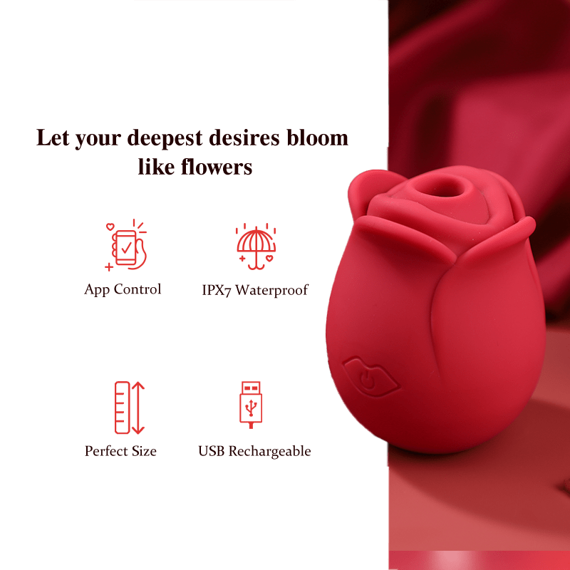 ROSELLA| App - Control 10 - Mode Rose Suction Vibrator - Sohimi