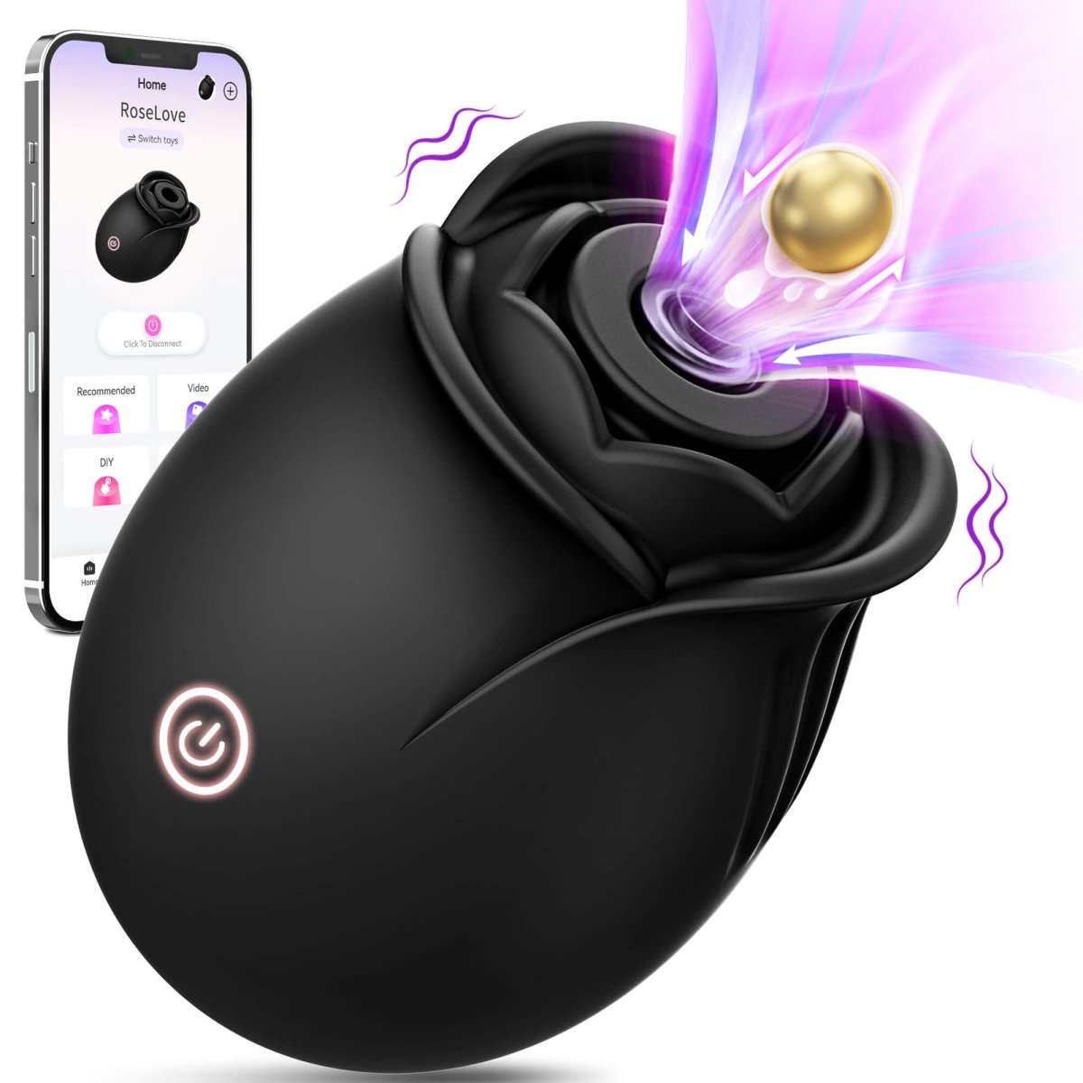 ROSELOVE App-Controlled Double-Layer Rose Vibrator | Sohimi ROSELOVE App-Controlled Double-Layer Rose Vibrator | Sohimi