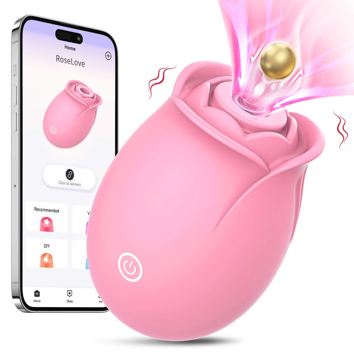 ROSELOVE App-Controlled Double-Layer Rose Vibrator | Sohimi ROSELOVE App-Controlled Double-Layer Rose Vibrator | Sohimi