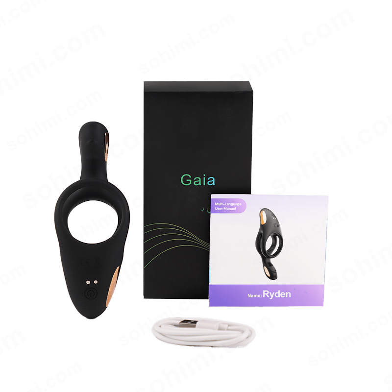 RYDEN|Multi Stimulation Vibration Penis Ring with Double Rings - Sohimi