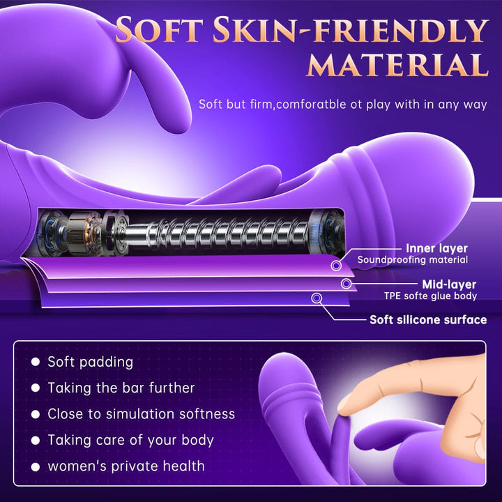 SARAH| Unique 3 in 1 Multiple Stimulation female G - Spot Vibrator Toy - Sohimi