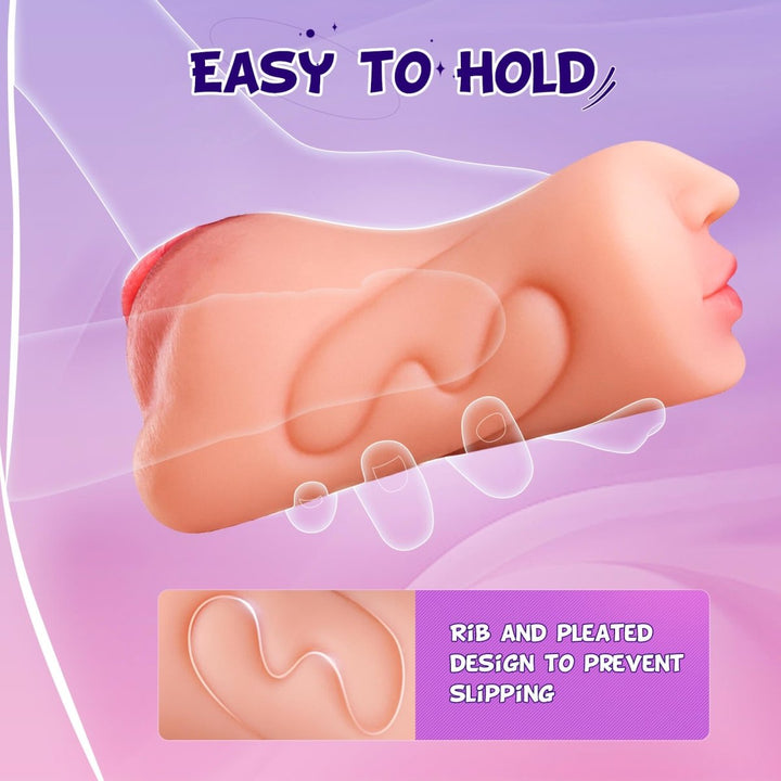 SATO| Portable Realistic Blowjob Stimulator Pocket Pussy Male Toy - Sohimi