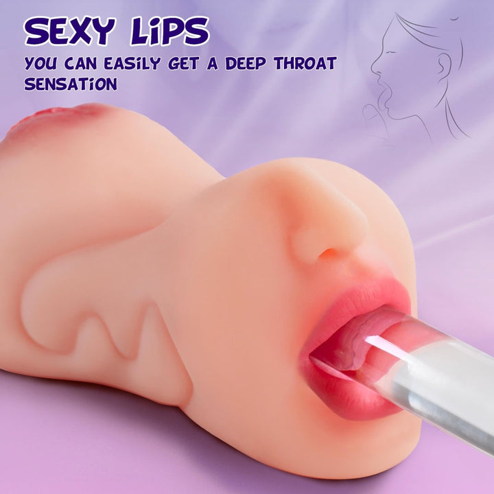 SATO| Portable Realistic Blowjob Stimulator Pocket Pussy Male Toy - Sohimi