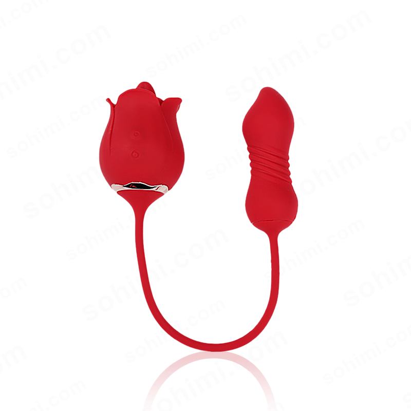 Sohimi SKYLAR tongue-licking rose suction vibrator main product image