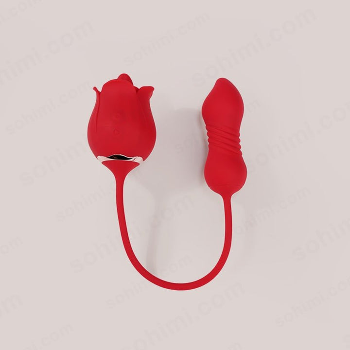 SKYLAR | Clitoral G - Spot Stimulator Rose Toy with Tongue - Sohimi