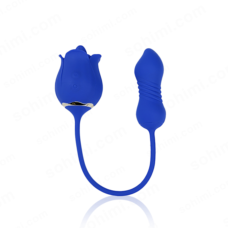 SKYLAR | Clitoral G - Spot Stimulator Rose Toy with Tongue - Sohimi