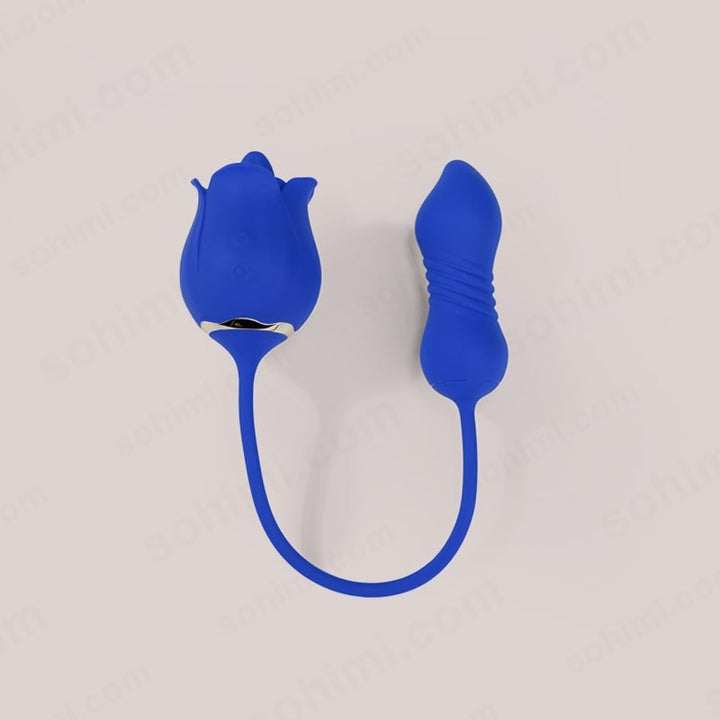 SKYLAR | Clitoral G - Spot Stimulator Rose Toy with Tongue - Sohimi