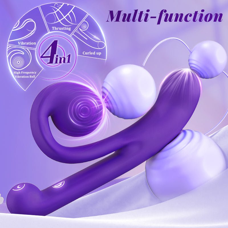 Snail G - Spot and Clit Waterproof Silicone Stimulator Vibrator - Sohimi