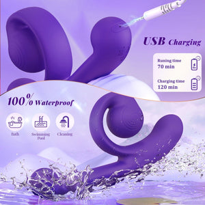 Snail G - Spot and Clit Waterproof Silicone Stimulator Vibrator - Sohimi