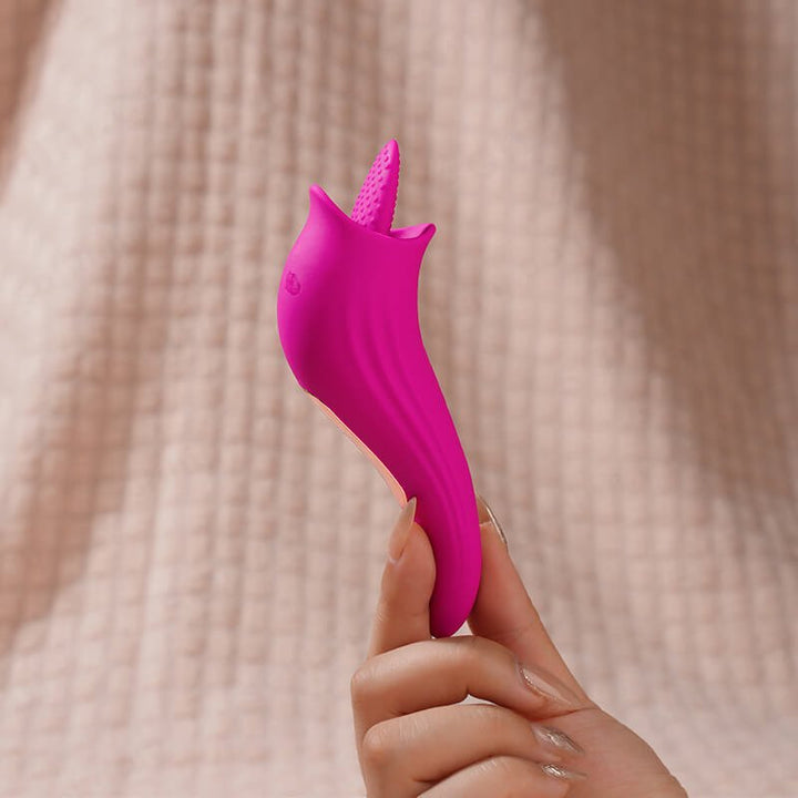 Sohimi 8 Modes G - Spot Stimulator Clit Licker 2 in 1 Tongue Vibrator - Sohimi