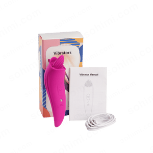 Sohimi 8 Modes G - Spot Stimulator Clit Licker 2 in 1 Tongue Vibrator - Sohimi