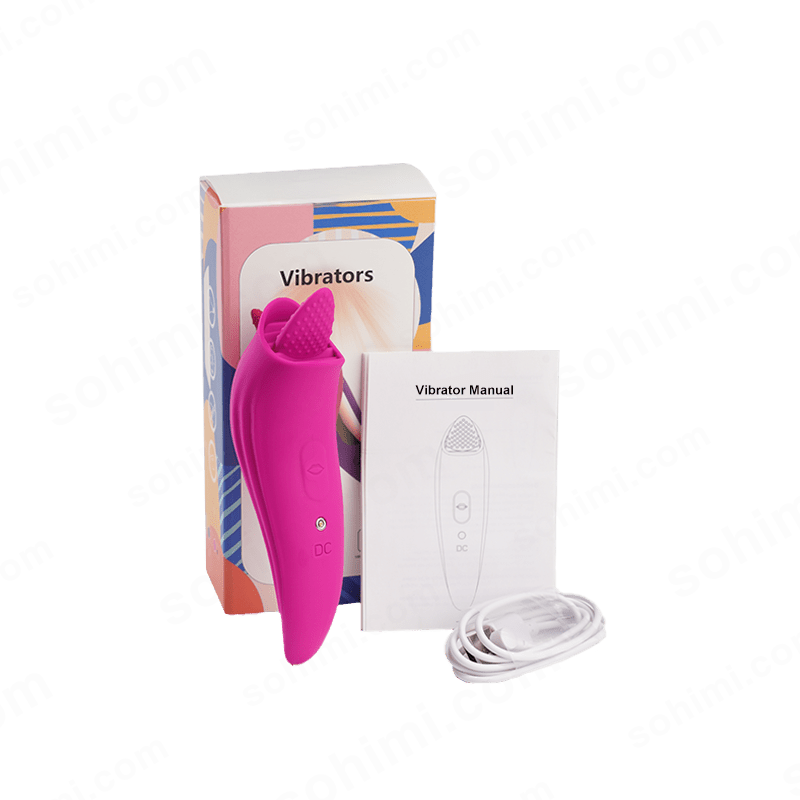 Sohimi 8 Modes G - Spot Stimulator Clit Licker 2 in 1 Tongue Vibrator - Sohimi