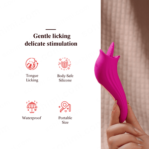 Sohimi 8 Modes G - Spot Stimulator Clit Licker 2 in 1 Tongue Vibrator - Sohimi