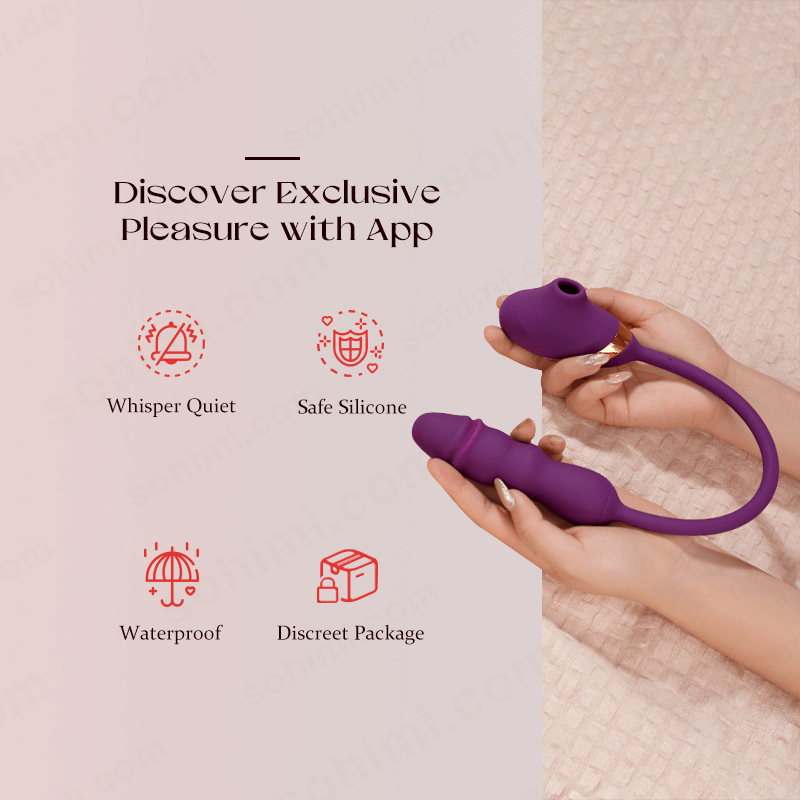 Sohimi ALPHA Sucking & Thrusting G - Spot Vibrator Dildo Plug - Sohimi