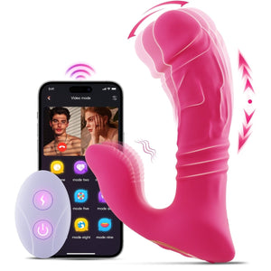 Sohimi Wearable Thrusting and Vibrating App Control Vibrator Female Toy - Sohimi