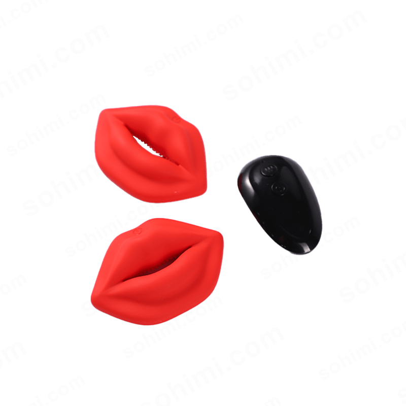 SSCHU - ROSE| Nipple Clamps Lips Kiss Vibrator Sex Toy - Sohimi