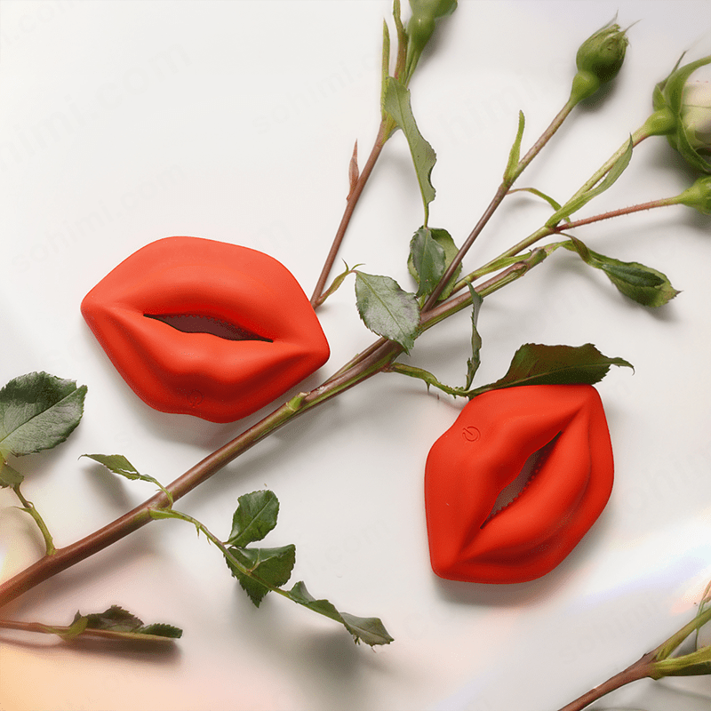 SSCHU - ROSE| Nipple Clamps Lips Kiss Vibrator Sex Toy - Sohimi