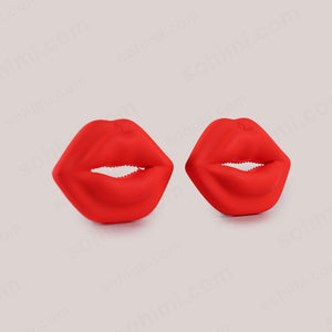SSCHU - ROSE| Nipple Clamps Lips Kiss Vibrator Sex Toy - Sohimi